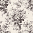 House of Hackney LONDON ROSE Traditional Wallpaper - Smoke Grey (32 feet and 9 inches - full roll)
