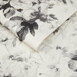 House of Hackney LONDON ROSE Traditional Wallpaper - Smoke Grey (32 feet and 9 inches - full roll)