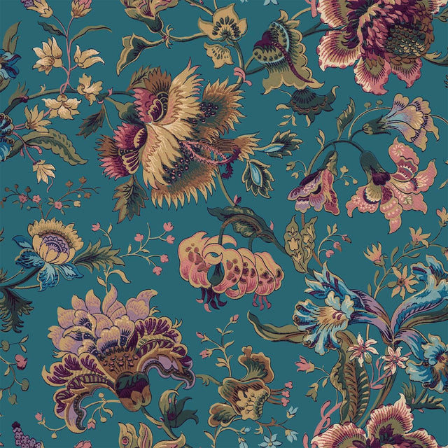 House of Hackney MAJORELLE Wallpaper - Azure (9'10" - full height)