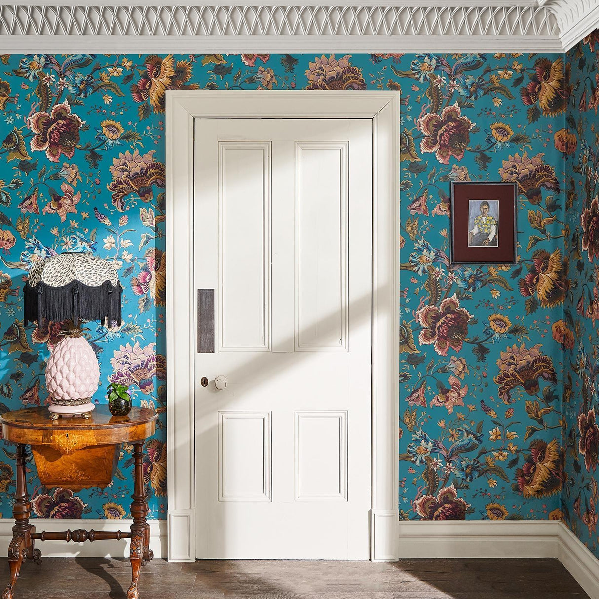 House of Hackney MAJORELLE Wallpaper - Azure (9'10" - full height)