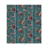 House of Hackney MAJORELLE Wallpaper - Azure (9'10" - full height)