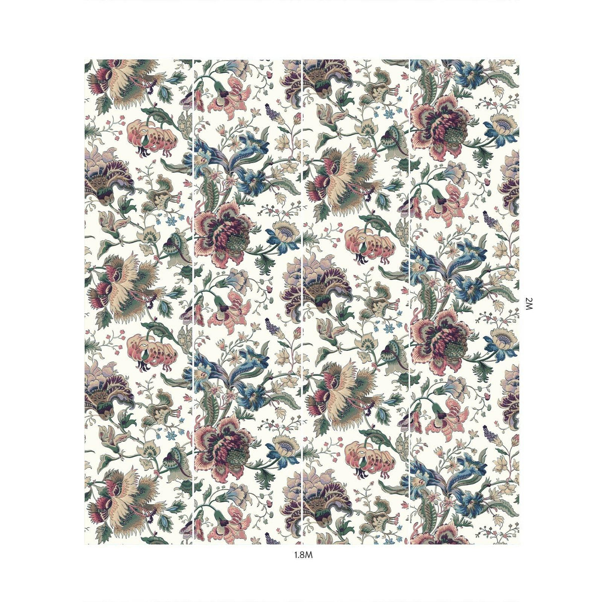 House of Hackney MAJORELLE Wallpaper - Ecru (9'10" - full height)