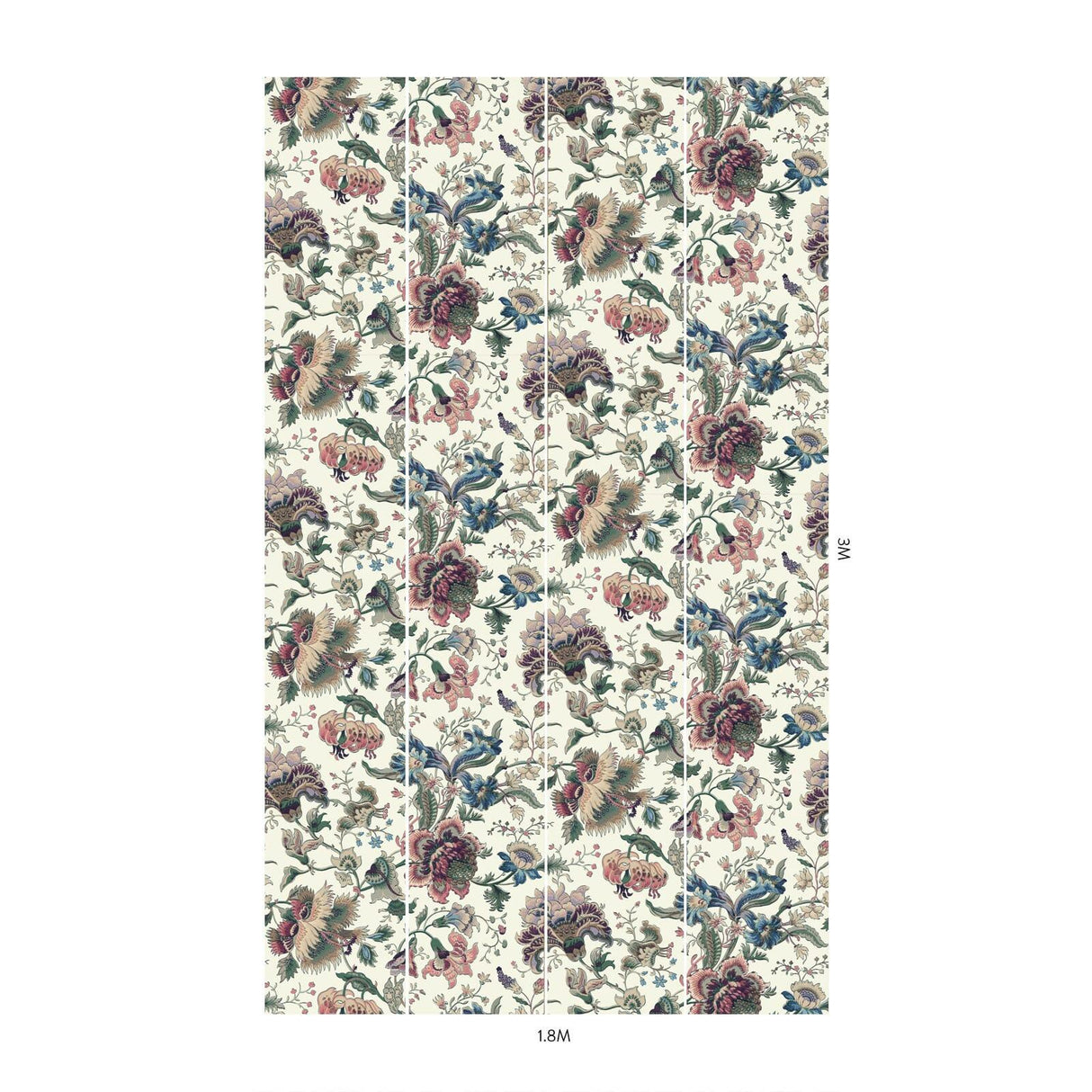 House of Hackney MAJORELLE Wallpaper - Ecru (9'10" - full height)