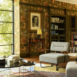 House of Hackney MAJORELLE Wallpaper - Moss Green (9'10" - full height)