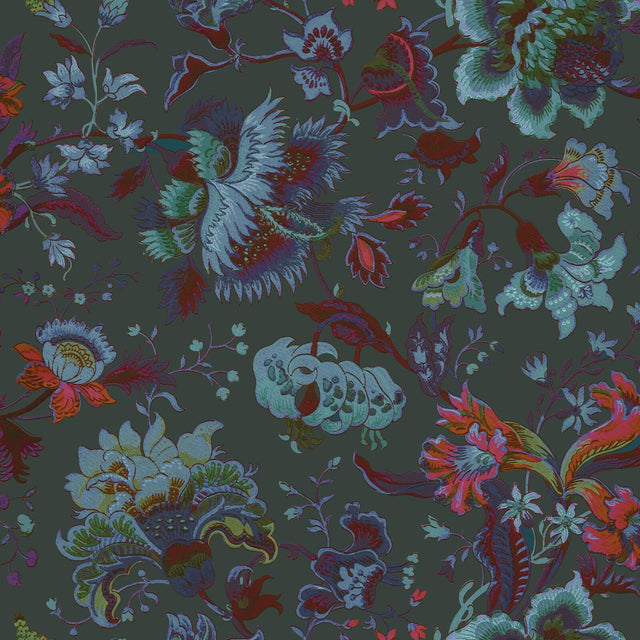 House of Hackney MAJORELLE Wallpaper - Petrol (9'10" - full height)