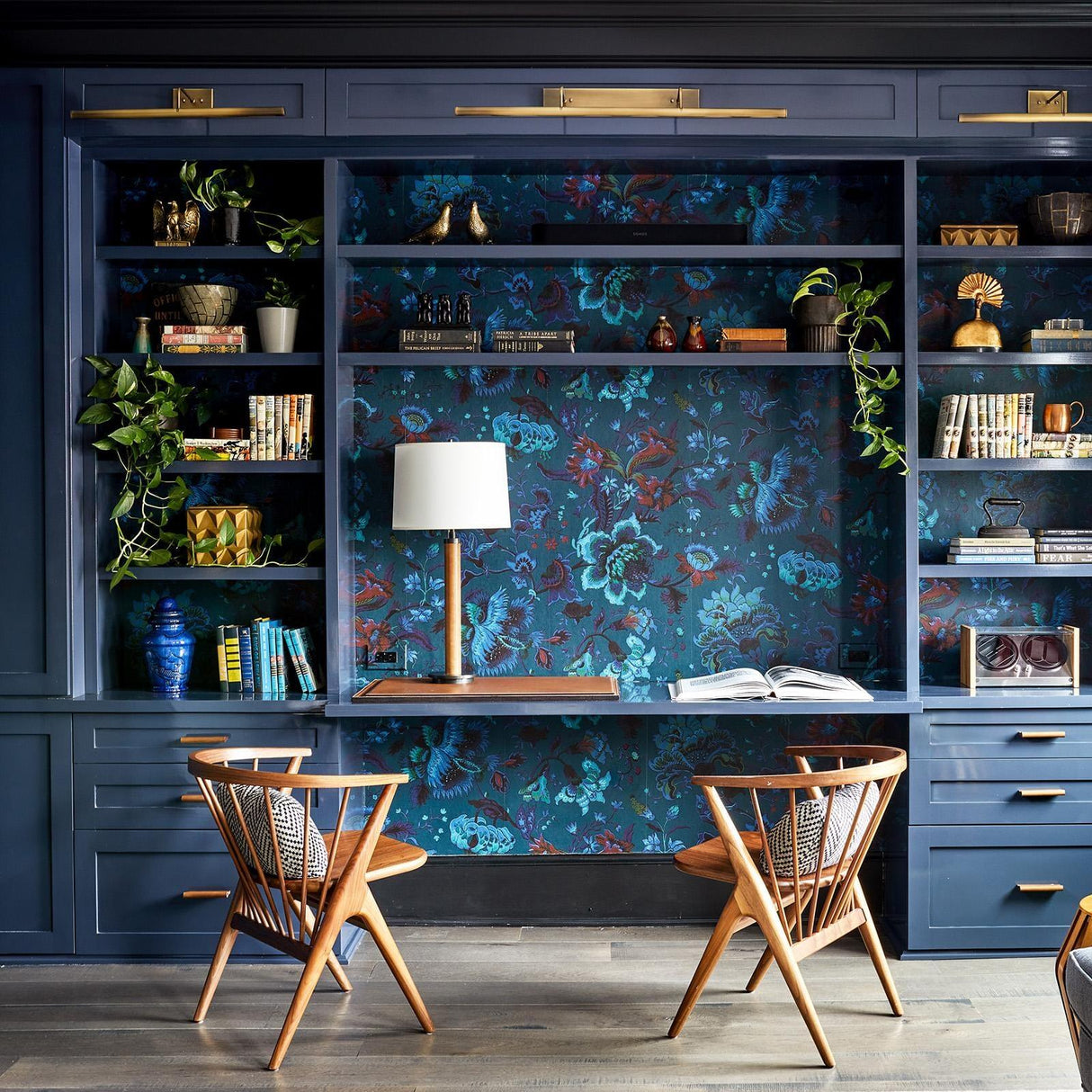 House of Hackney MAJORELLE Wallpaper - Petrol (9'10" - full height)