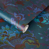 House of Hackney MAJORELLE Wallpaper - Petrol (9'10" - full height)