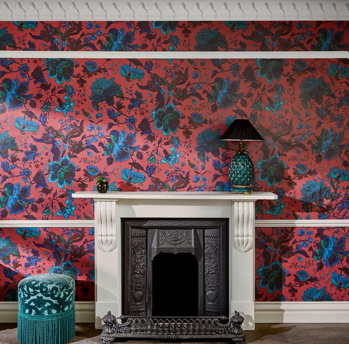 House of Hackney MAJORELLE Wallpaper - Viola Pink (9'10" - full height)