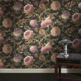 House of Hackney MELIORA Wallpaper - Noir (9'10" - full height)