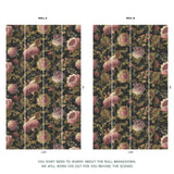 House of Hackney MELIORA Wallpaper - Noir (9'10" - full height)