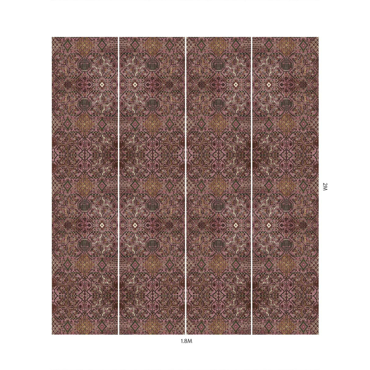 House of Hackney MEY MEH Wallpaper - Blush (9'10" - full height)