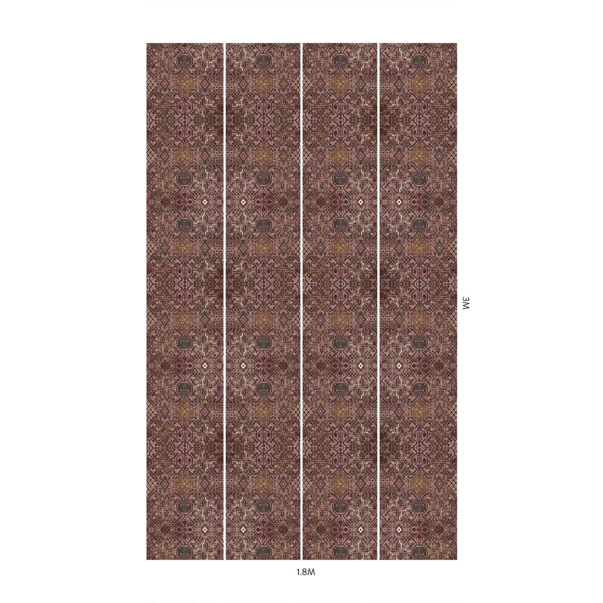 House of Hackney MEY MEH Wallpaper - Blush (9'10" - full height)