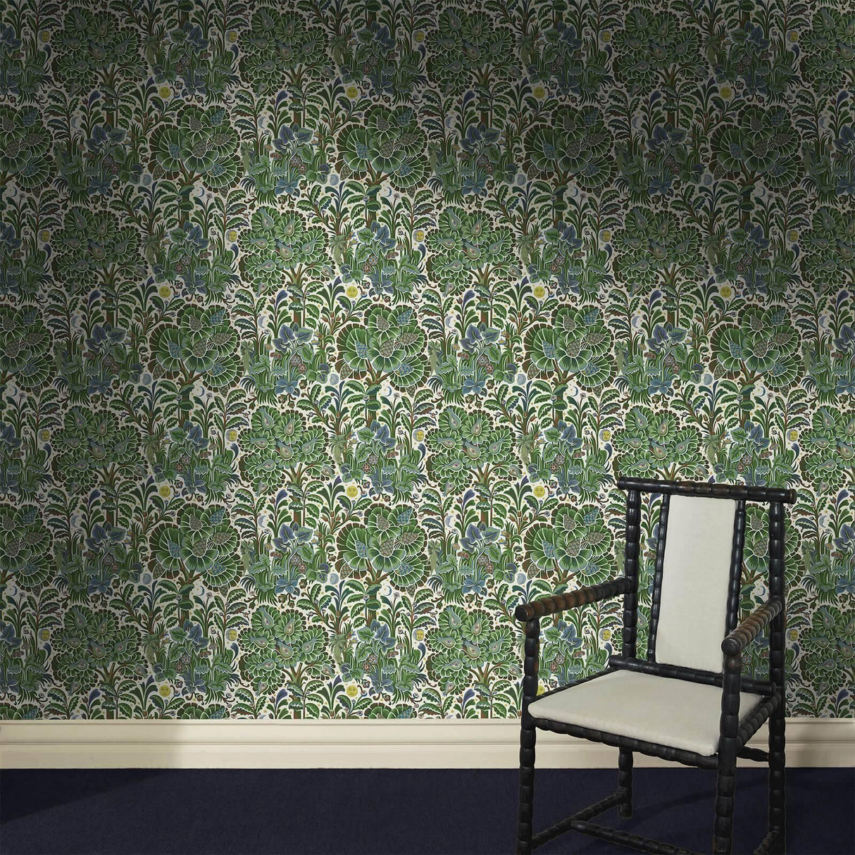 House of Hackney MOON GARDEN MAGNA Wallpaper - Tourmaline (9'10" - full height)