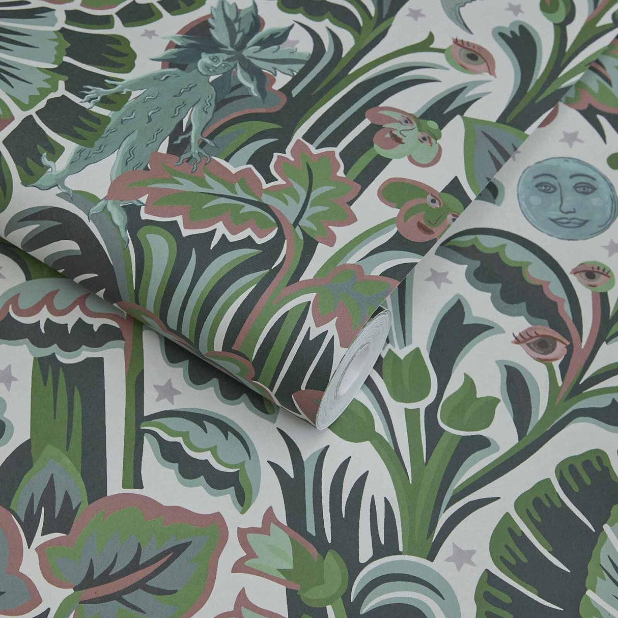 House of Hackney MOON GARDEN MAGNA Wallpaper - Tourmaline (9'10" - full height)