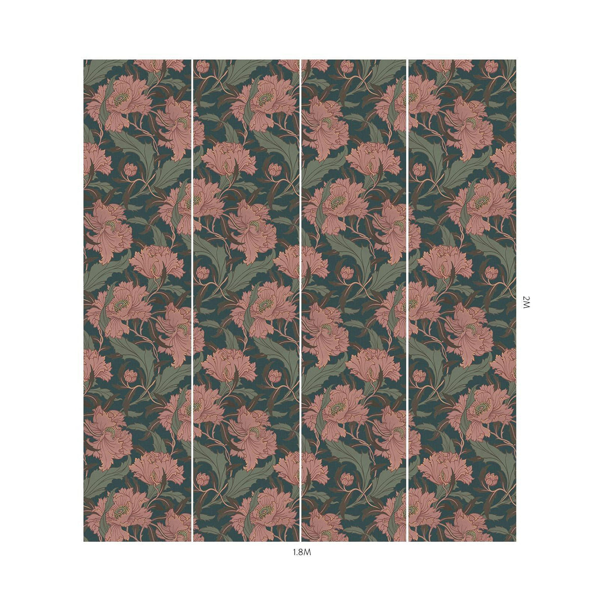 House of Hackney MINERVA Wallpaper - Apatite (9'10" - full height)