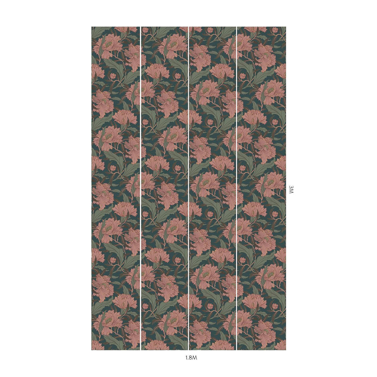 House of Hackney MINERVA Wallpaper - Apatite (9'10" - full height)