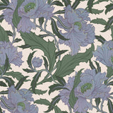 House of Hackney MINERVA Wallpaper - Periwinkle (9'10" - full height)