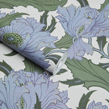 House of Hackney MINERVA Wallpaper - Periwinkle (9'10" - full height)