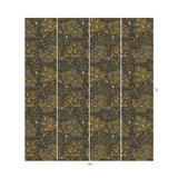 House of Hackney MOON GARDEN Wallpaper - Midnight (9'10" - full height)