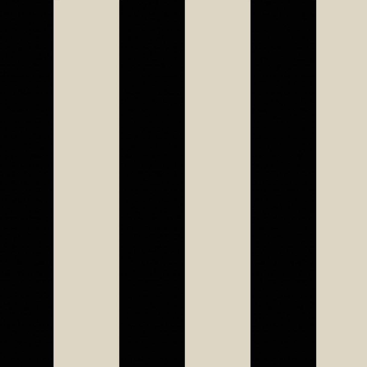 House of Hackney MONO STRIPE Wallpaper - Off Black/Oyster (9'10" - full height)
