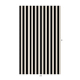 House of Hackney MONO STRIPE Wallpaper - Off Black/Oyster (9'10" - full height)