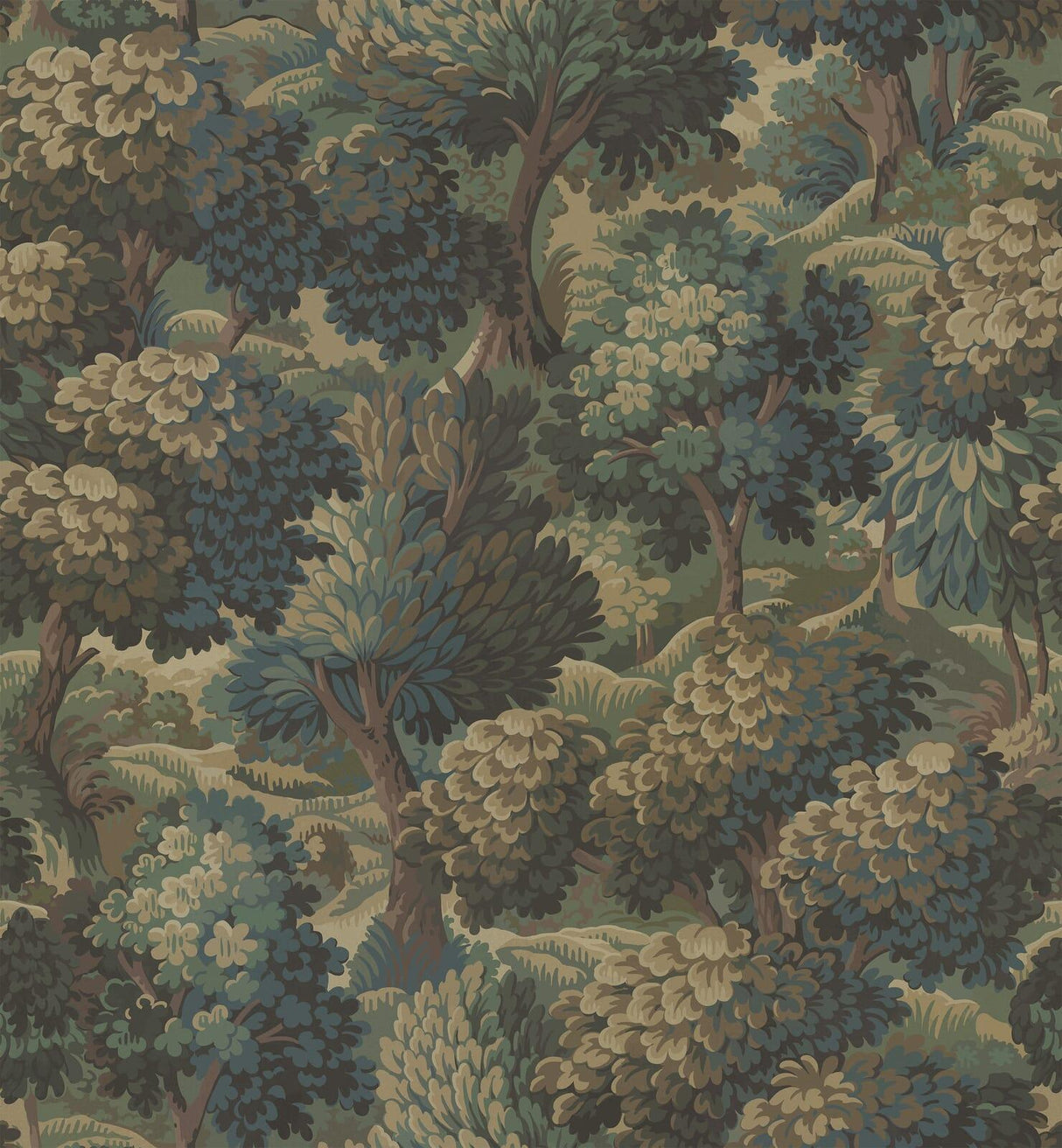 House of Hackney NEMOR Wallpaper - Bronze (9'10" - full height)