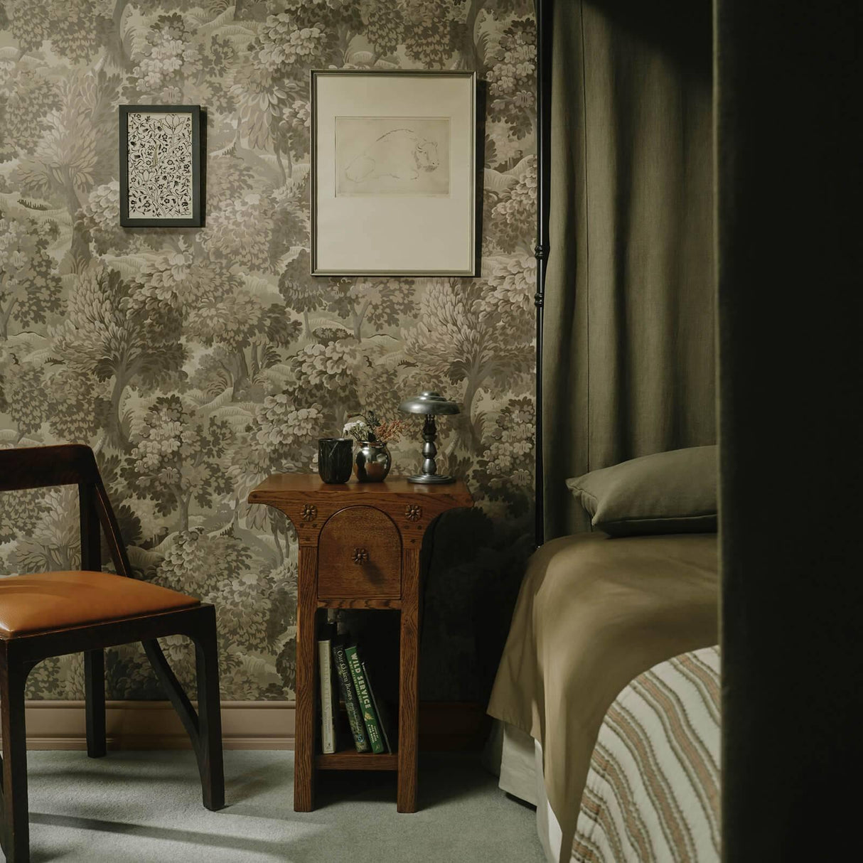 House of Hackney NEMOR Wallpaper - Clay (9'10" - full height)