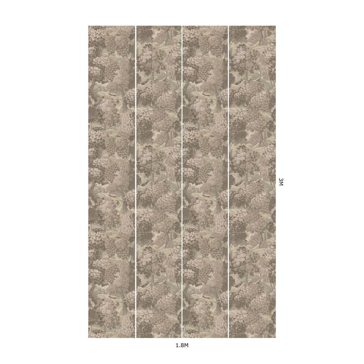 House of Hackney NEMOR Wallpaper - Clay (9'10" - full height)