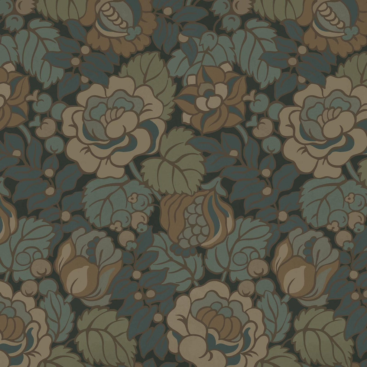 House of Hackney NAVARINO Wallpaper - Apatite (9'10" - full height)