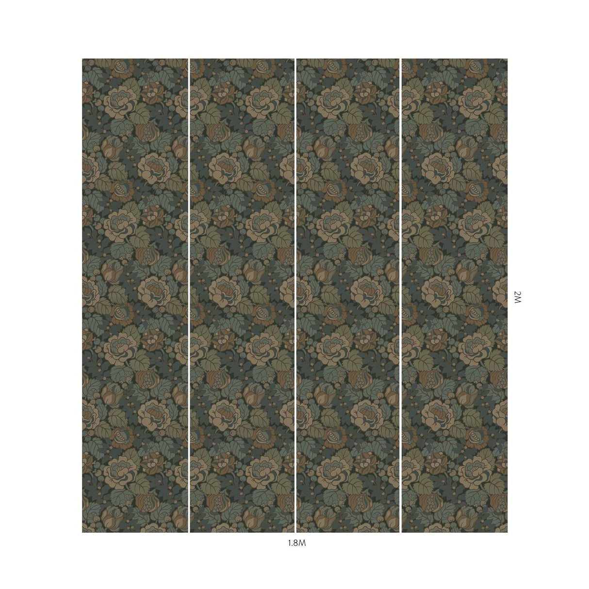 House of Hackney NAVARINO Wallpaper - Apatite (9'10" - full height)