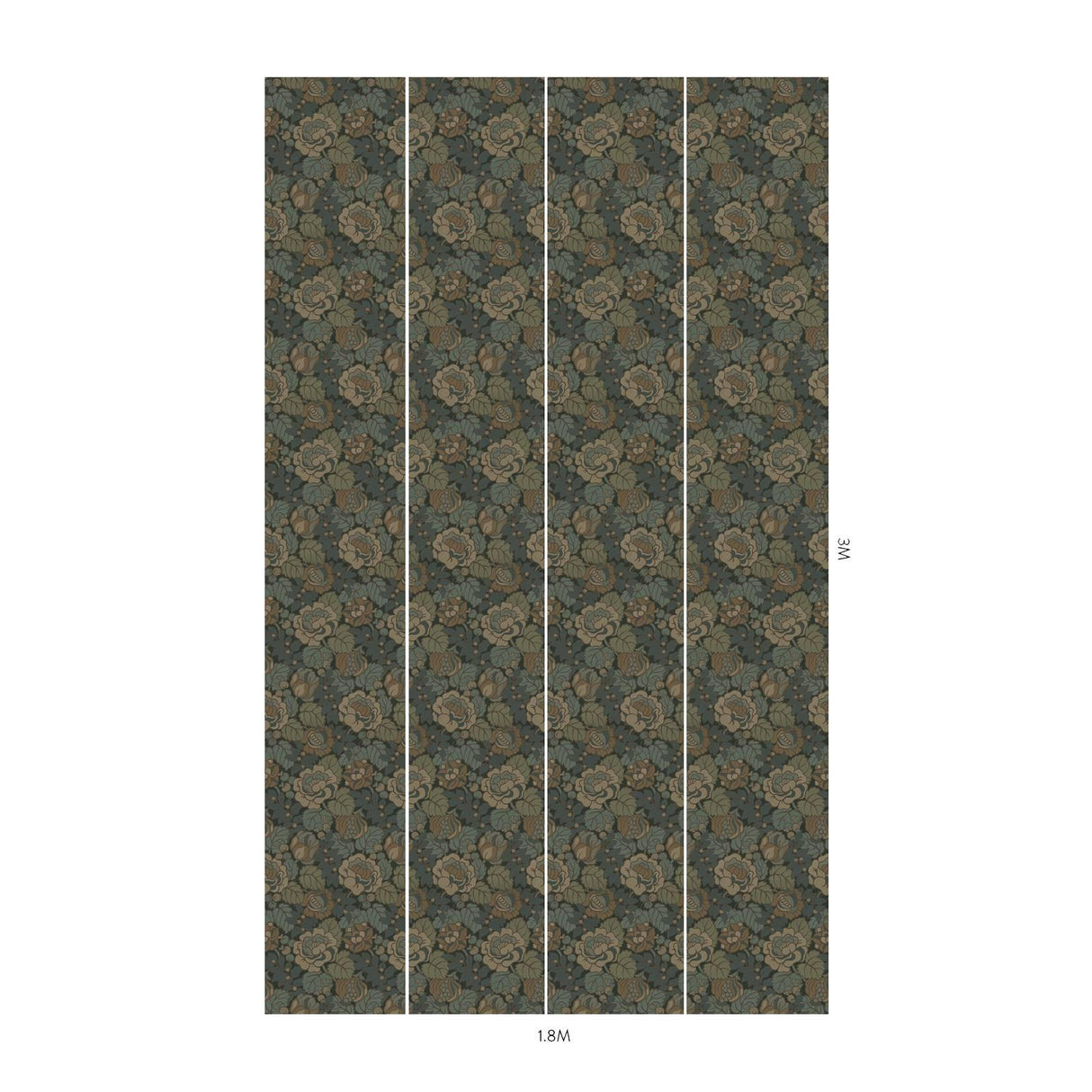 House of Hackney NAVARINO Wallpaper - Apatite (9'10" - full height)
