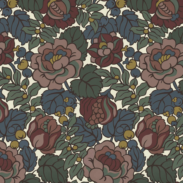 House of Hackney NAVARINO Wallpaper - Carnelian (9'10" - full height)
