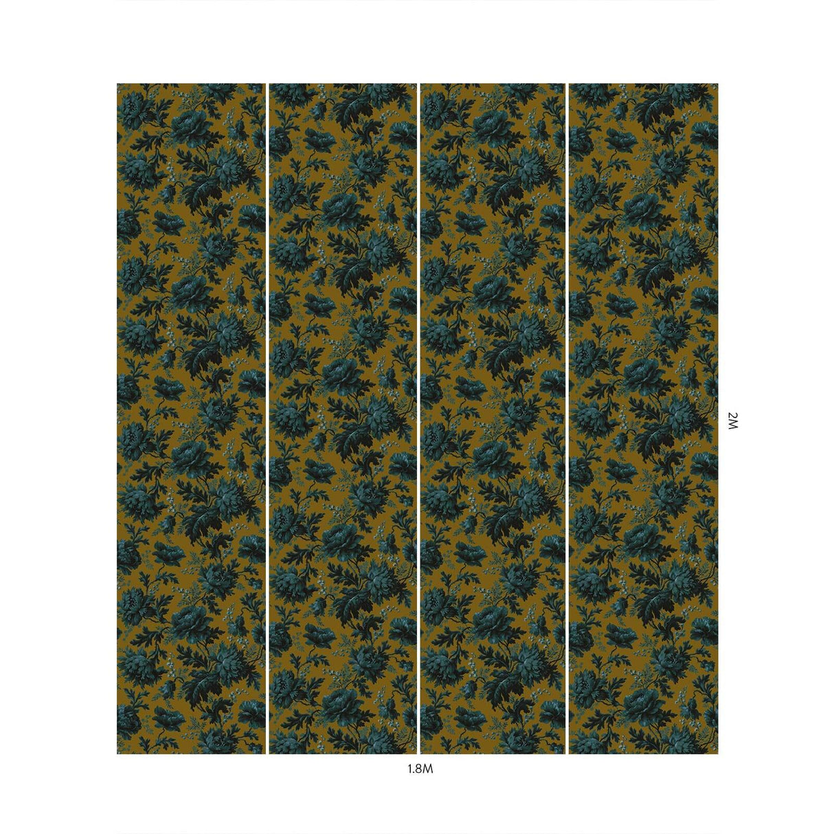 House of Hackney OPIA Wallpaper - Bronze (9'10" - full height)