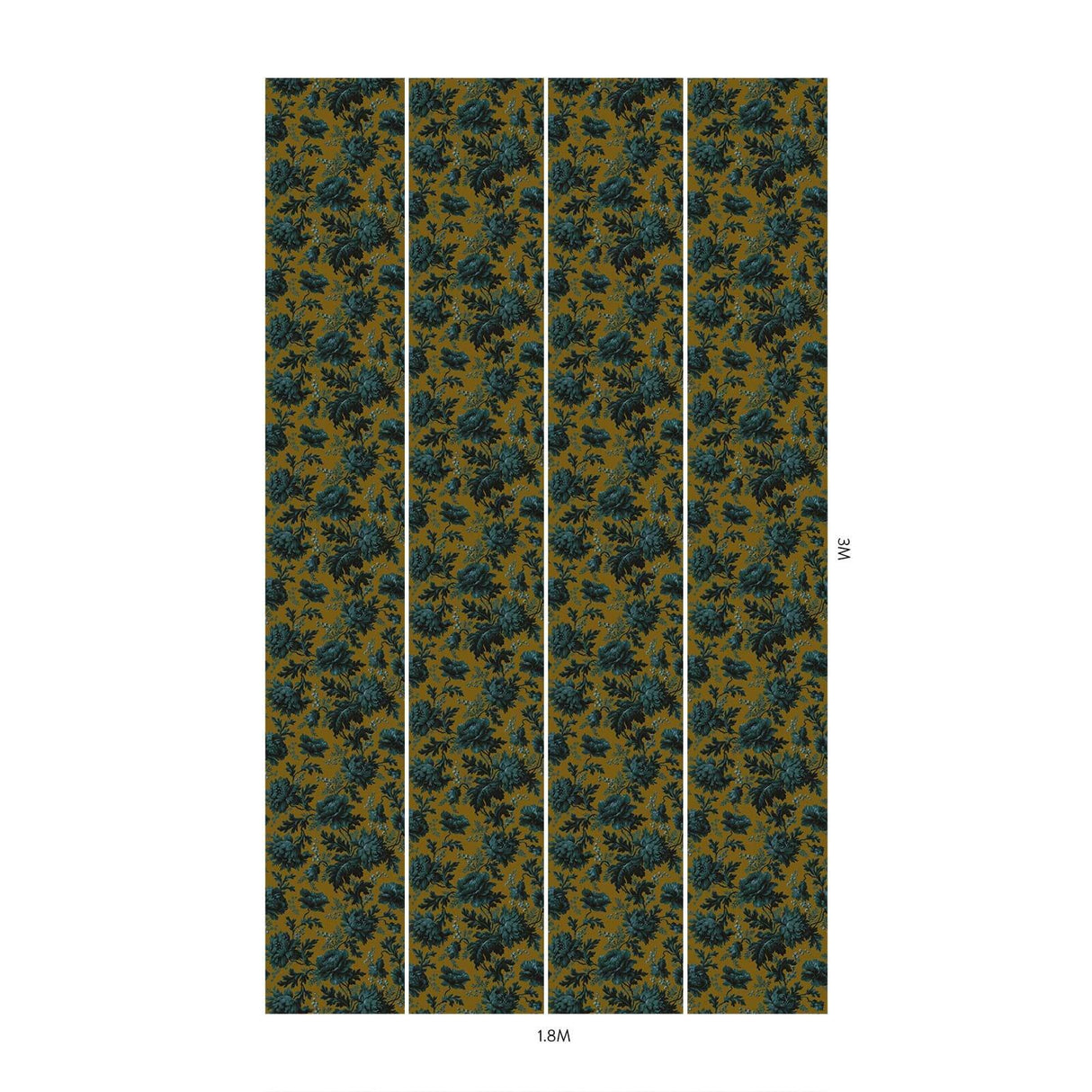 House of Hackney OPIA Wallpaper - Bronze (9'10" - full height)