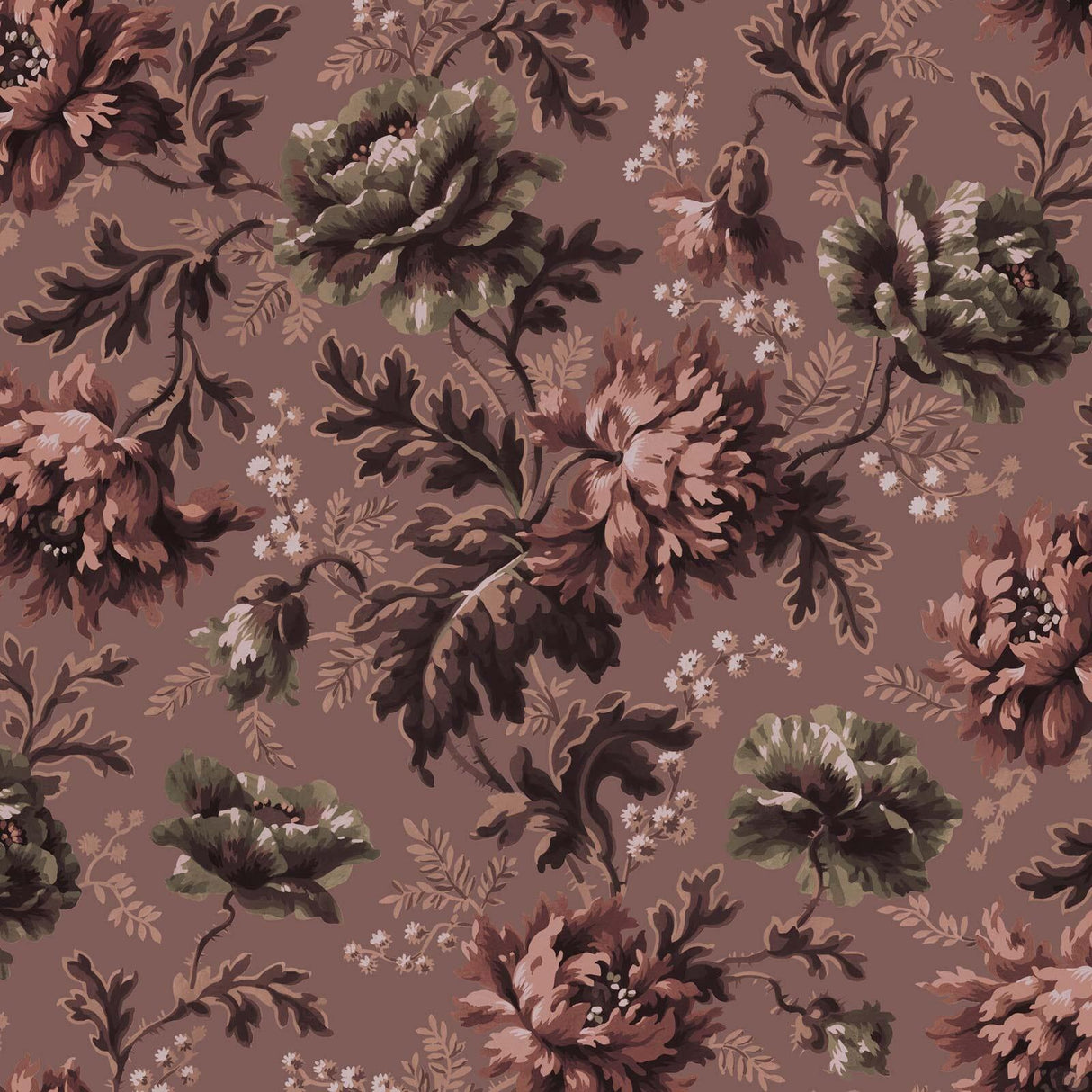 House of Hackney OPIA Wallpaper - Old Rose (9'10" - full height)