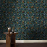 House of Hackney OPIA Wallpaper - Petrol (9'10" - full height)