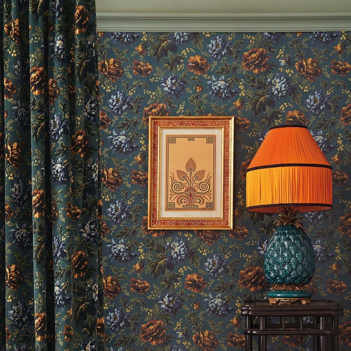 House of Hackney OPIA Wallpaper - Petrol (9'10" - full height)