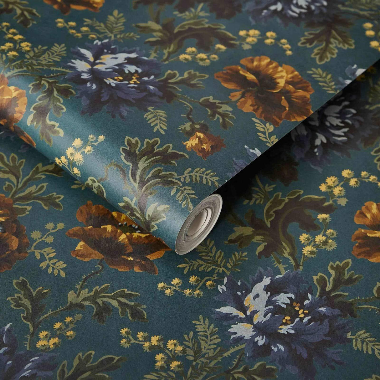 House of Hackney OPIA Wallpaper - Petrol (9'10" - full height)