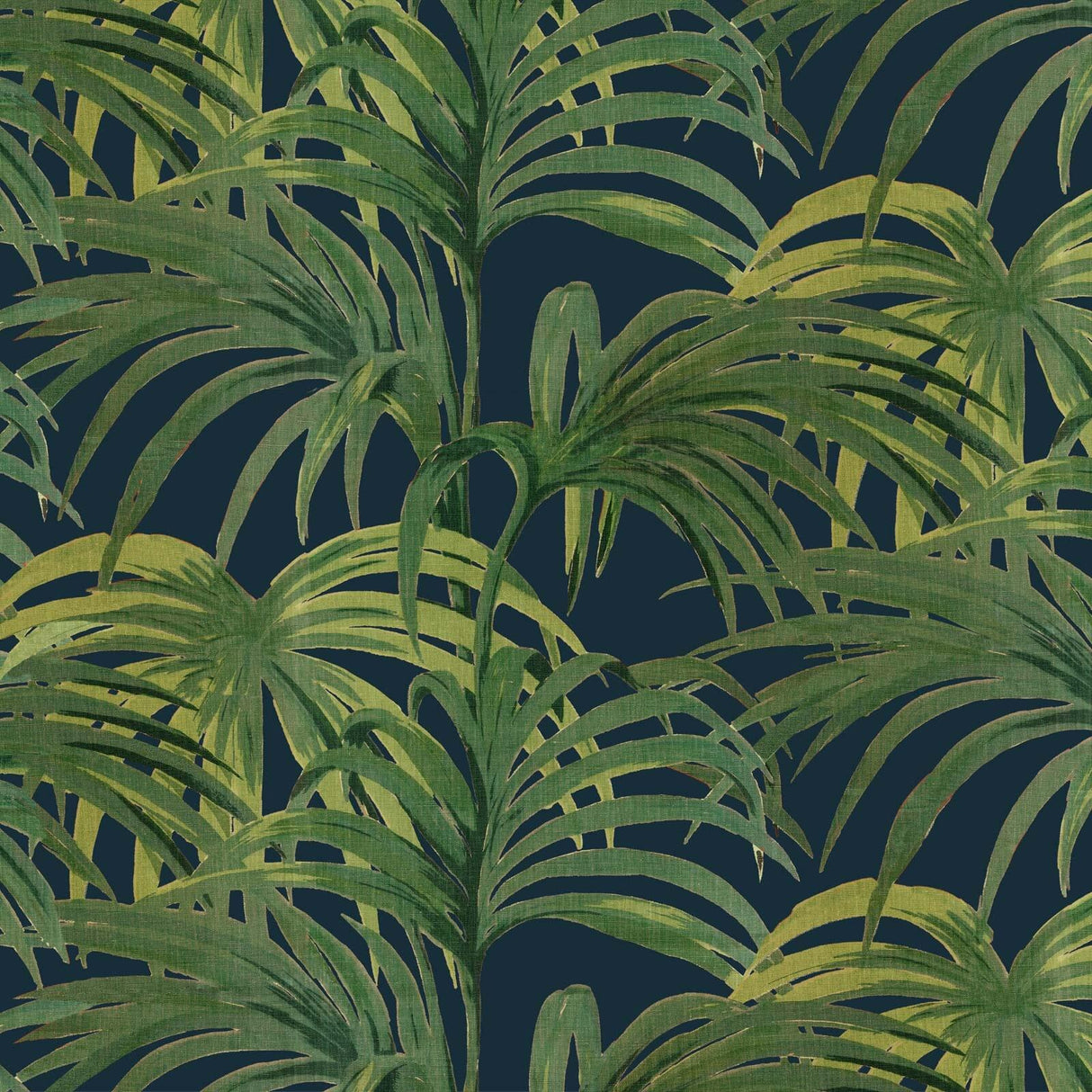 House of Hackney PALMERAL Wallpaper - Midnight & Green (9'10" - full height)