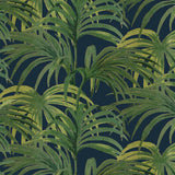 House of Hackney PALMERAL Wallpaper - Midnight & Green (9'10" - full height)