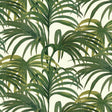 House of Hackney PALMERAL Wallpaper - Off White & Green (9'10" - full height)