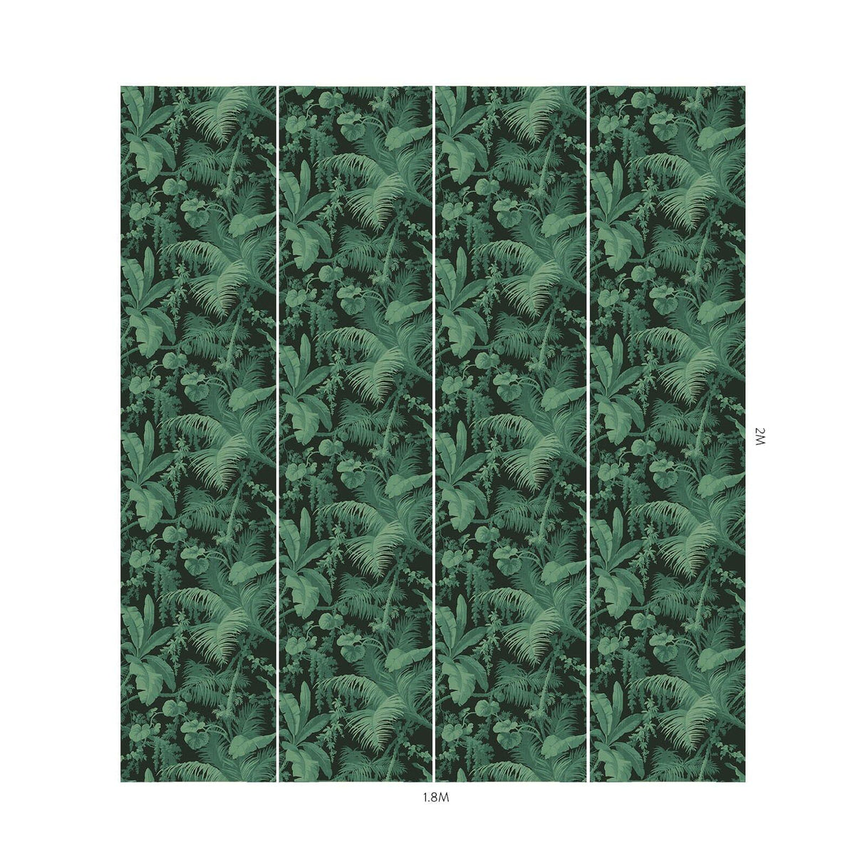 House of Hackney PAMPAS Wallpaper - Noir (9'10" - full height)