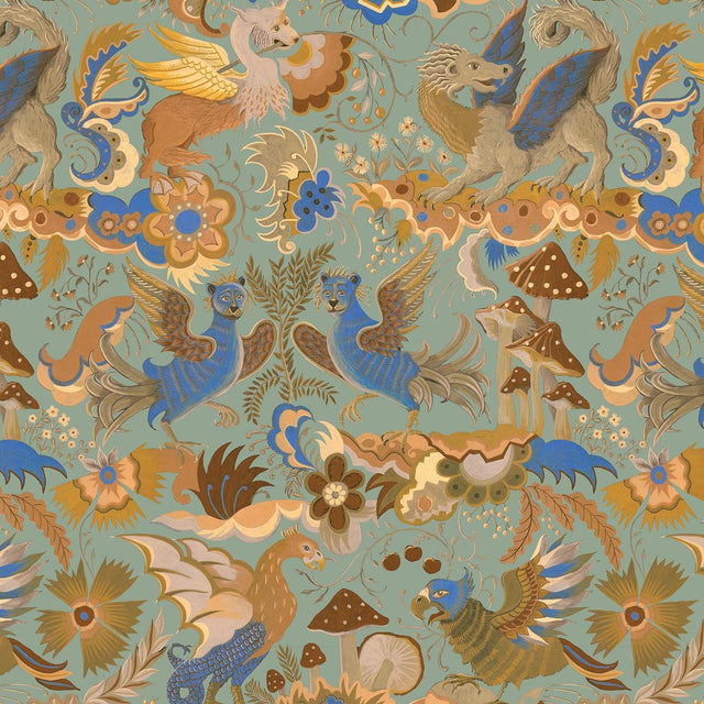 House of Hackney PHANTASIA Wallpaper - Jadeite (9'10" - full height)