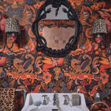 House of Hackney PHANTASIA Wallpaper - Selenite Orange (9'10" - full height)
