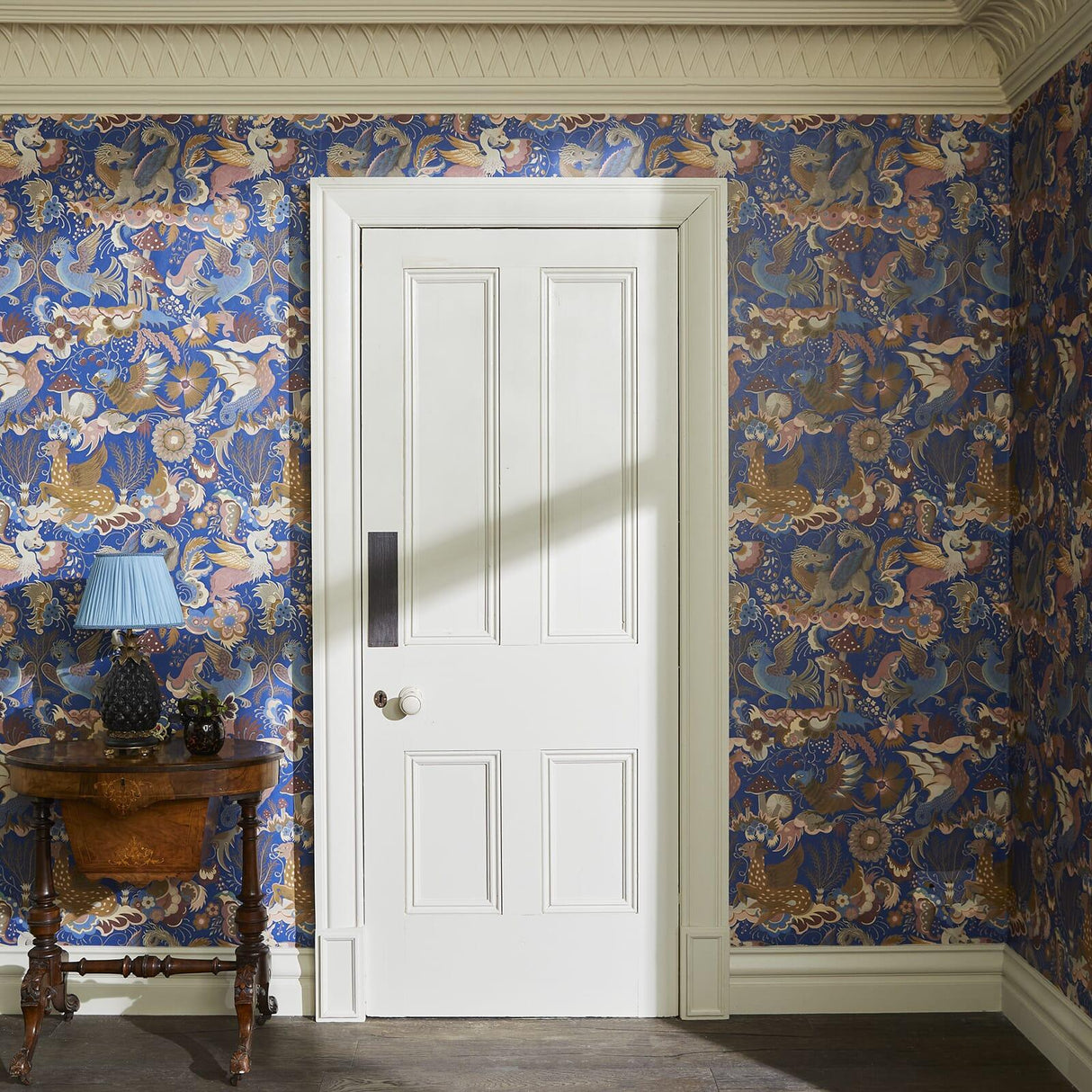 House of Hackney PHANTASIA Wallpaper - Sapphire (9'10" - full height)