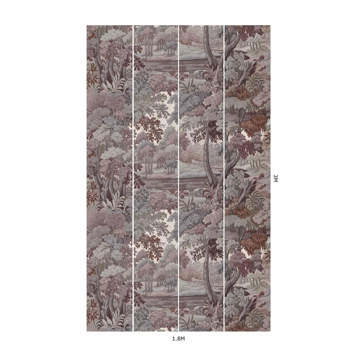 House of Hackney PLANTASIA Wallpaper - Chestnut (9'10" - full height)