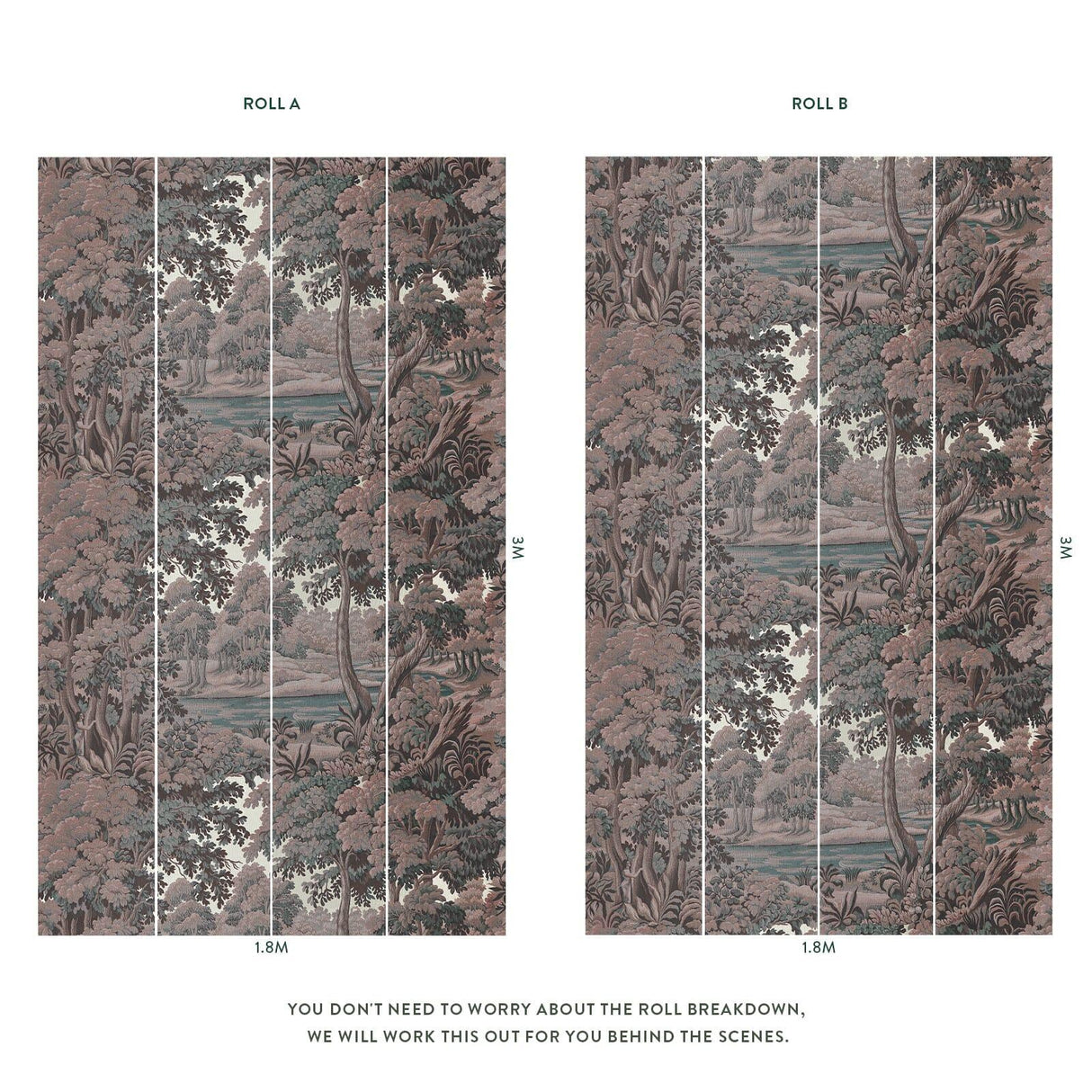 House of Hackney PLANTASIA Wallpaper - Sienna (9'10" - full height)