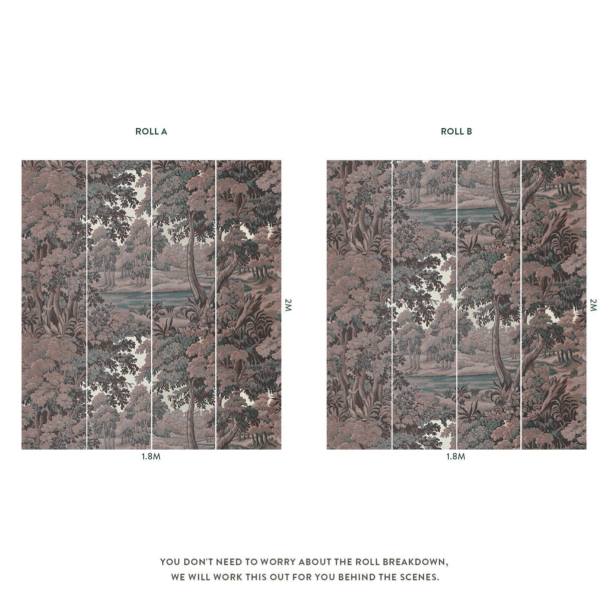 House of Hackney PLANTASIA Wallpaper - Sienna (9'10" - full height)