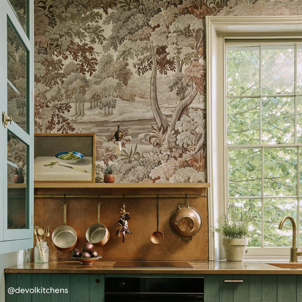 House of Hackney PLANTASIA Wallpaper - Tobacco (9'10" - full height)