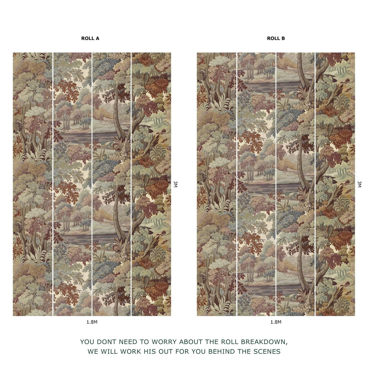 House of Hackney PLANTASIA Wallpaper - Tobacco (9'10" - full height)